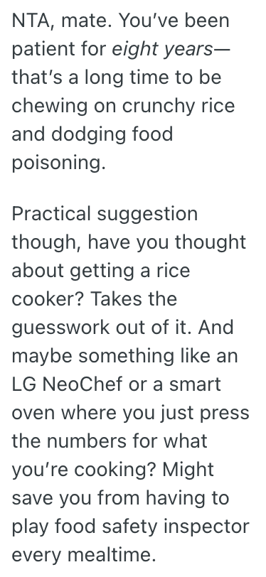 Screenshot 2025 04 03 at 7.44.58 PM He Thinks That His Wifes Cooking Is So Bad That Its Dangerous To Eat, So He Finally Told Her How He Felt About It